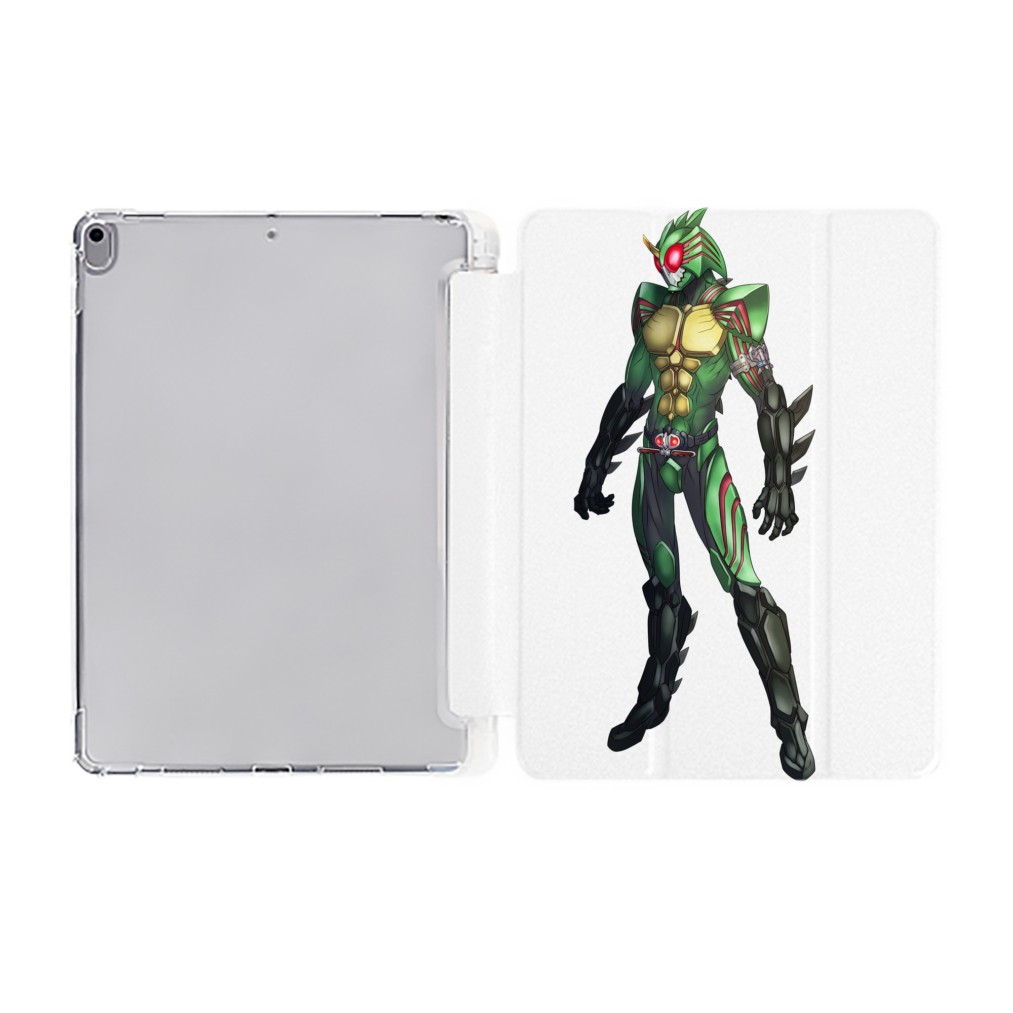 （画像用） ウルトラマン Ultraman IPad ケース ペン収納付き 三つ折りスタンド PUレザー×シリコン 対応機種9.5/10.5/10.9インチ